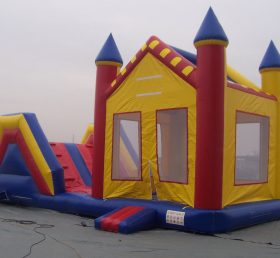 T8-105 Commercial Castle Bounce House Dr...