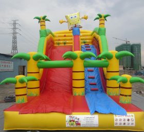 T8-1252 Spongebob Inflatable Slide