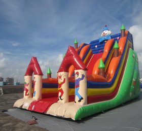 T8-1244 Happy Clown Giant Castle Slide F...