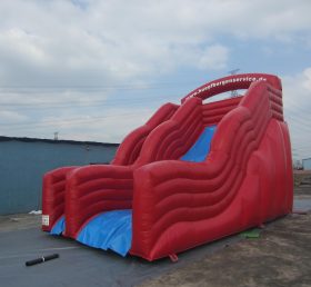T8-753 Red And Blue Commercial Inflatabl...