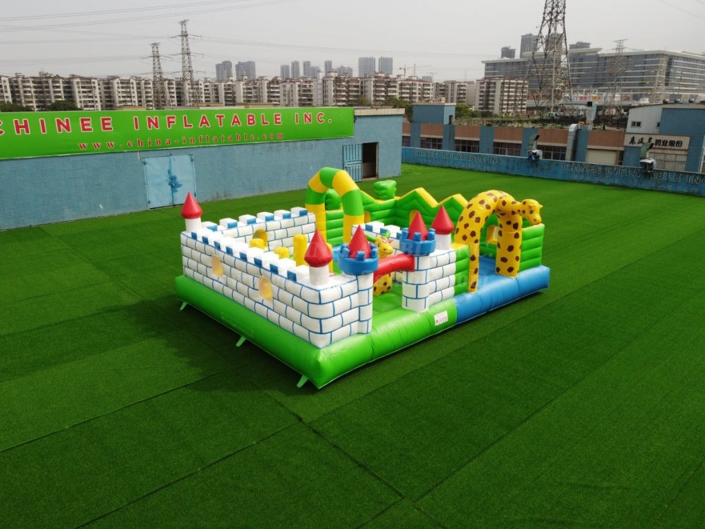 T1-2 Jungle Theme Inflatable Castle Bouncers