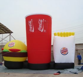 S4-232 Hamburger Set Advertising Inflata...