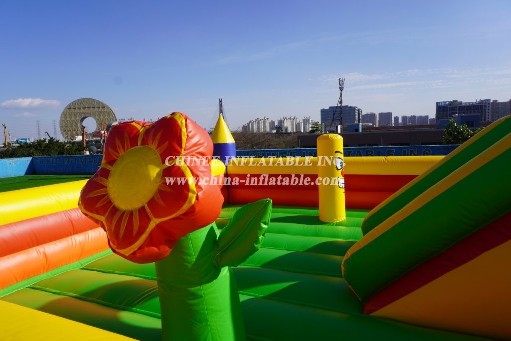 T6-126 Giant Inflatable Park Commercial Inflatable Fun City Obstacle Courses