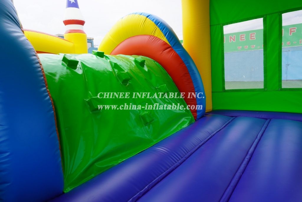 T5-181 Two-In-One Bouncing With Slide Commercial Castle Jumper