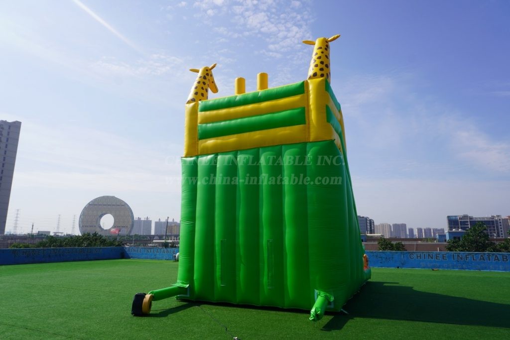 T8-562 Giraffe Theme Inflatable Slide