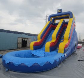 T8-1094 Superhero Inflatable Water Slide...