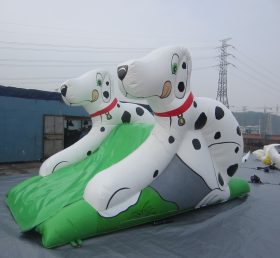 T8-459 Dogs Inflatable Dry Slide For Kid...