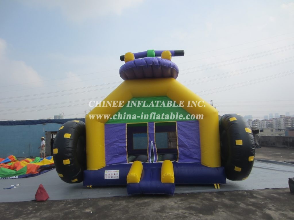 T2-670 Monster Trucks Inflatable Jumpers