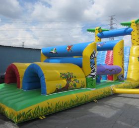T2-10 Jungle Theme Inflatable Obstacle C...