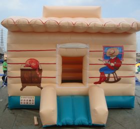 T2-2792 Western Cowboys Inflatable Bounc...