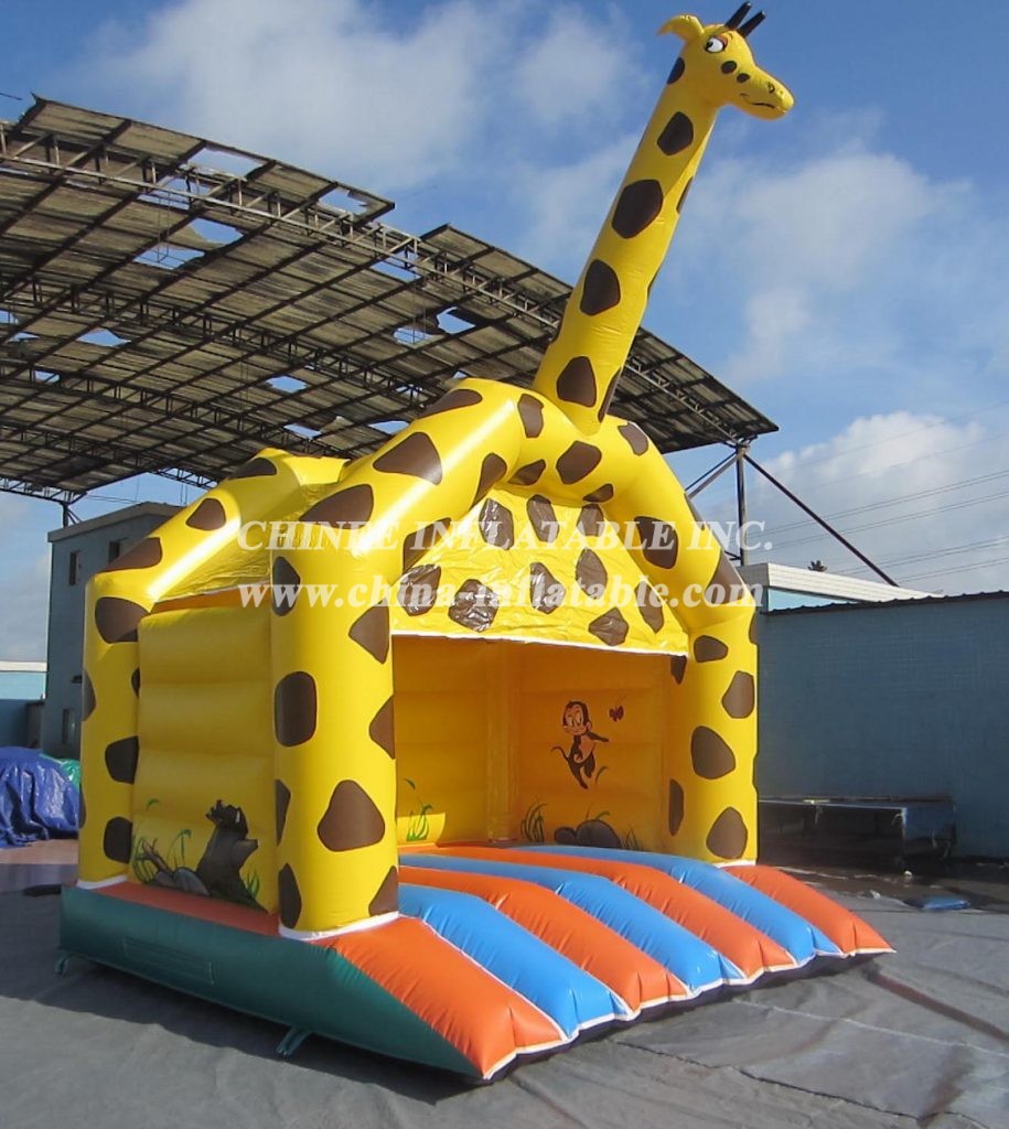 T7-314 Giraffe Inflatable Obstacles Courses