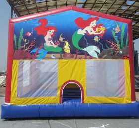T2-662 Disney Mermaid Inflatable Bouncer...