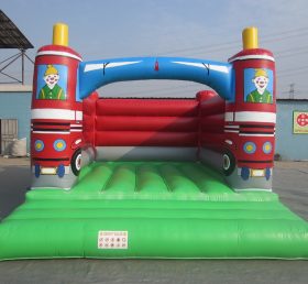 T2-727 Firetruck Inflatable Bouncers
