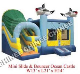 T5-136 Shark Inflatable Castle Bouncer H...