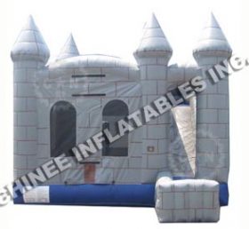 T5-195 White Inflatable Jumper Castle