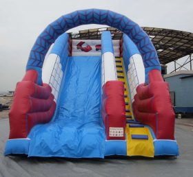 T8-168 Race Car Inflatable Dry Slide For...