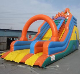 T8-201 Dinosour Inflatable Dry Slide For...