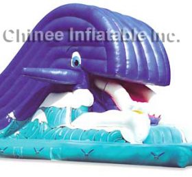 T8-210 Whale Inflatable Slide