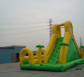 T8-243 Giant Jungle Theme Inflatble Slid...