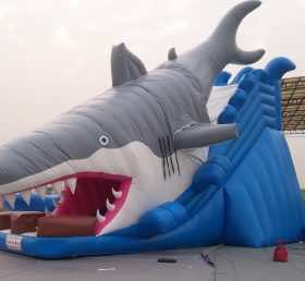 T8-251 Shark Giant Slide Inflatable Slid...