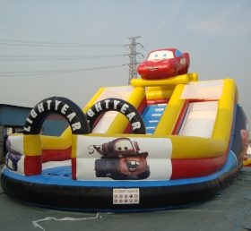 T8-347 High Quality Cars Inflatable Slid...