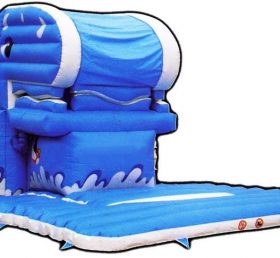 T8-422 Blue Whale Giant Slide Inflatable...