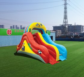 T8-491 Car Inflatable Dry Slide For Kids...