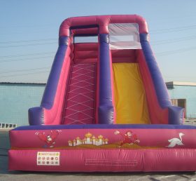 T8-534 Pink Girl Theme Giant Slide Doubl...