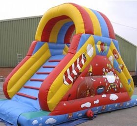 T8-672 Giant Cartoon Inflatable Dry Slid...