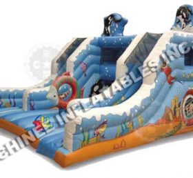 T8-766 Undersea World Inflatable Dry Sli...