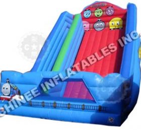 T8-789 Tomas Train Theme Inflatable Slid...