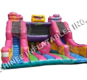 T8-792 Cartoon Giant Inflatable Dry Slid...