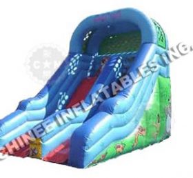 T8-799 Giant Cartoon Inflatable Dry Slid...