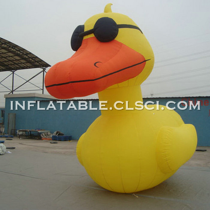 Cartoon1-691 Yellow Duck Inflatable Cartoons