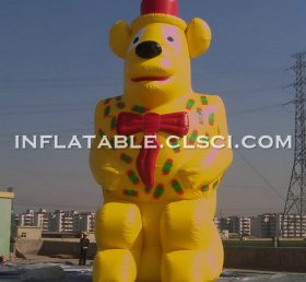 Cartoon1-727 Yellow Bear Inflatable Cart...