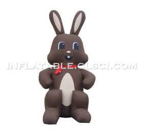 Cartoon1-815 Brown Rabbit Inflatable Car...