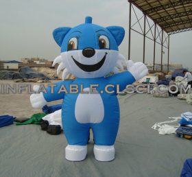 M1-10 Blue Cat Inflatable Moving Cartoon