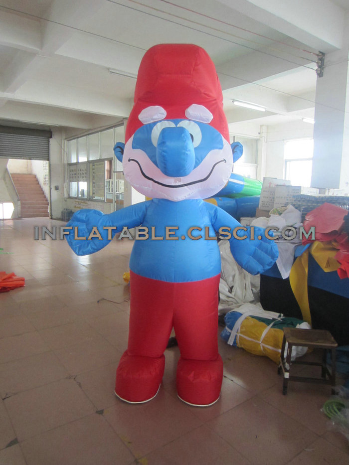 M1-247 The Smurfs Inflatable Moving Cartoon