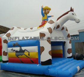 T2-2531 Western Cowboys Inflatable Bounc...