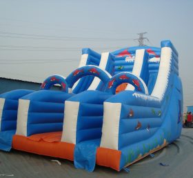 T8-473 Undersea World Inflatable Slide D...