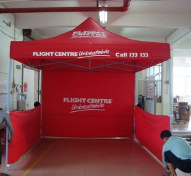 F1-17 Commercial Folding Red Canopy Tent