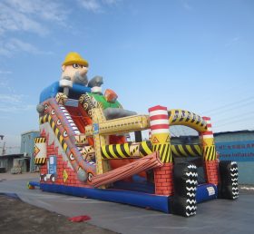 T8-1497 Bob The Builder Inflatable Slide