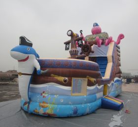 T8-1481 Pirates Inflatable Slide