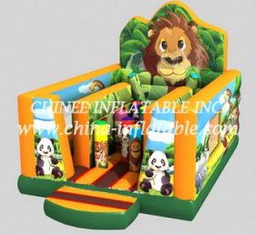 T2-3338 Jungle Theme Inflatable Bouncer