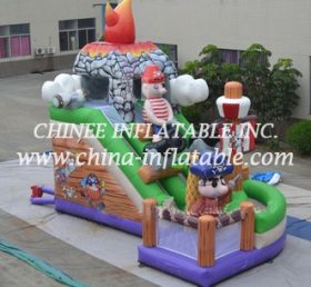 T8-1473 Pirates Giant Inflatable Dry Sli...