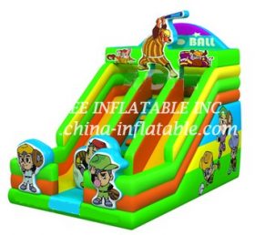 T8-1513 Baseball Race Inflatable Slide F...