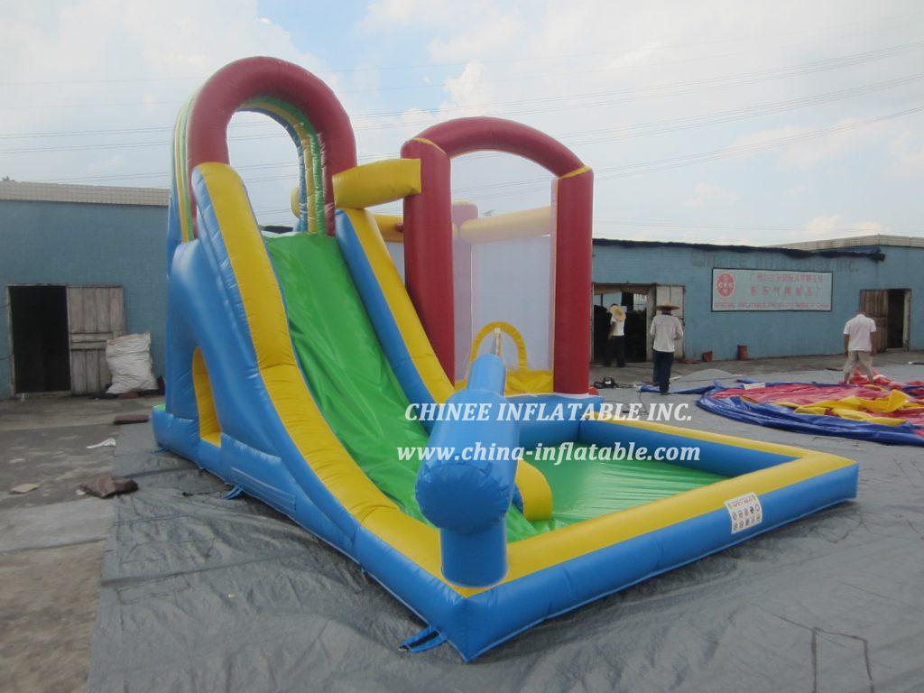 T5-689 Commercial Inflatable Water Pool Slide Bouncy Combo