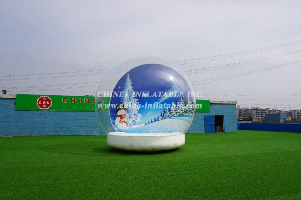 T2-3408 Bubble Snowball Christmas Bouncer