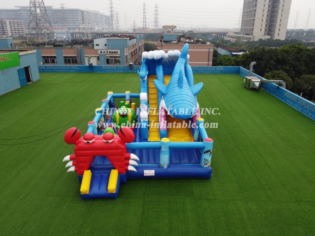 T6-603 Inflatable Sea Playground Inflatable Sea World Fun City