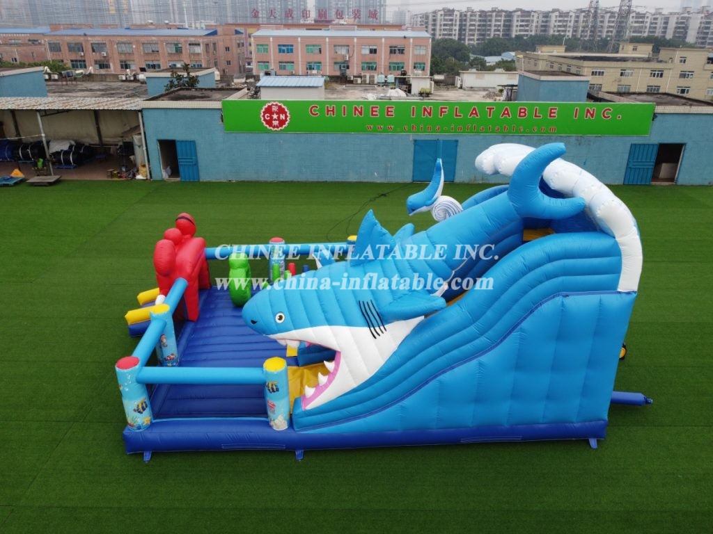 T6-603 Inflatable Sea Playground Inflatable Sea World Fun City